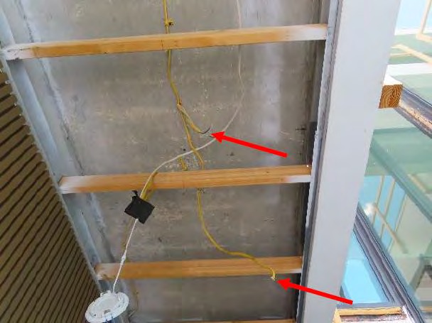 Steam generator behind gas cooking equipment — fire hazard