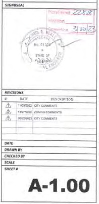 Mechanical Drawing Seal — applied without MEP licensure