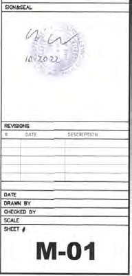 Plumbing Drawing Seal — applied without plumbing engineering licensure